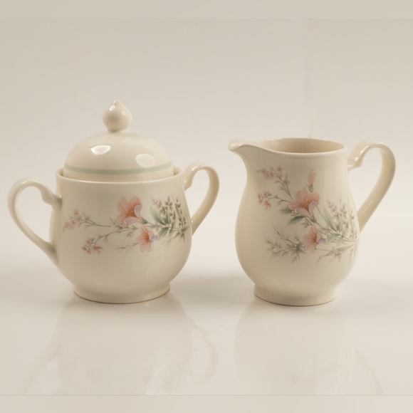 Vintage Keltcraft designed by Noritake Creamer and Sugar set Pennfield - Picture 1 of 4